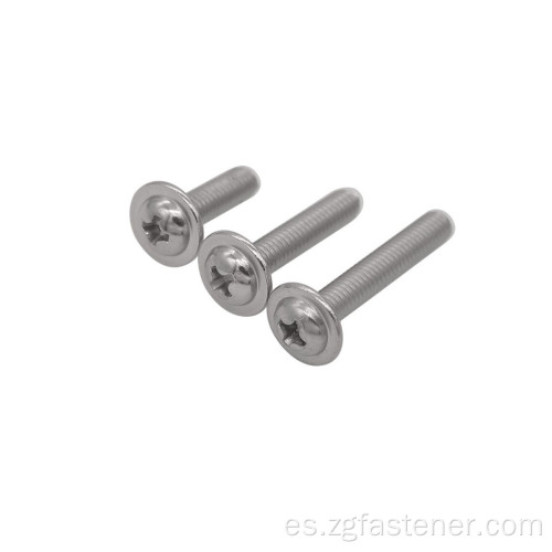 Tornillo de acero inoxidable con collar